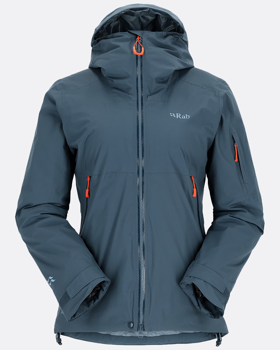 Rab Khroma Transpose Jacket W´S - Chaqueta de Esquí de Proflex Ultratranspirable 100% impermeable y Primaloft Silver