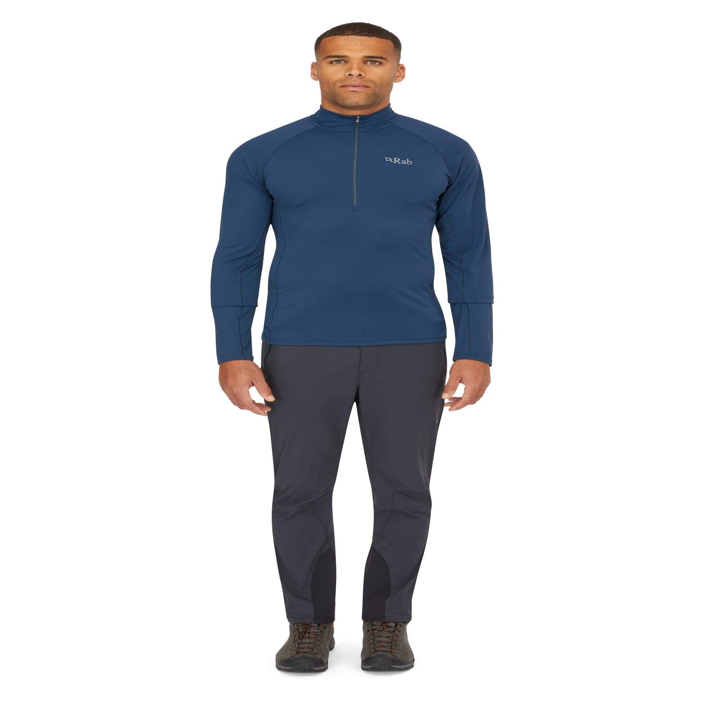 Rab Sonic LS Zip – Camiseta Técnica Manga Larga Transpirable para Trail Running y Montaña
