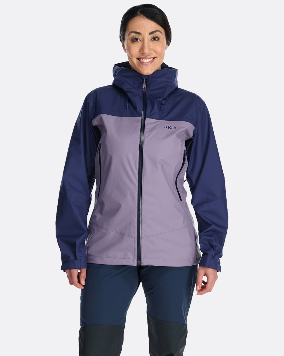 Rab Arc Eco Jacket W'S - Impermeable de Pertex Shield Revolve Reciclado y 20.000 HH - Impermeables