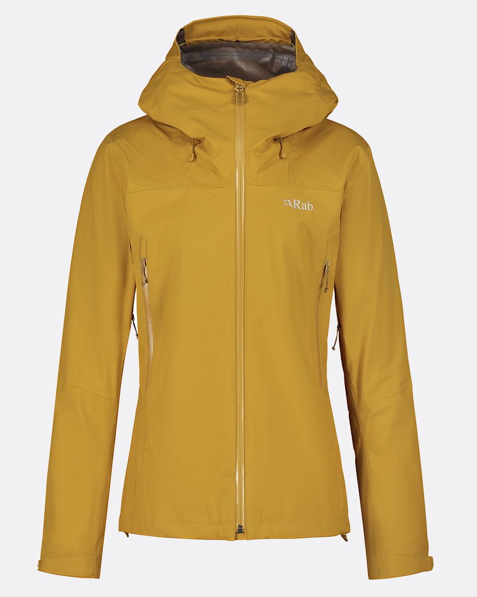 Rab Arc Eco Jacket W'S - Impermeable de Pertex Shield Revolve Reciclado y 20.000 HH - Impermeables