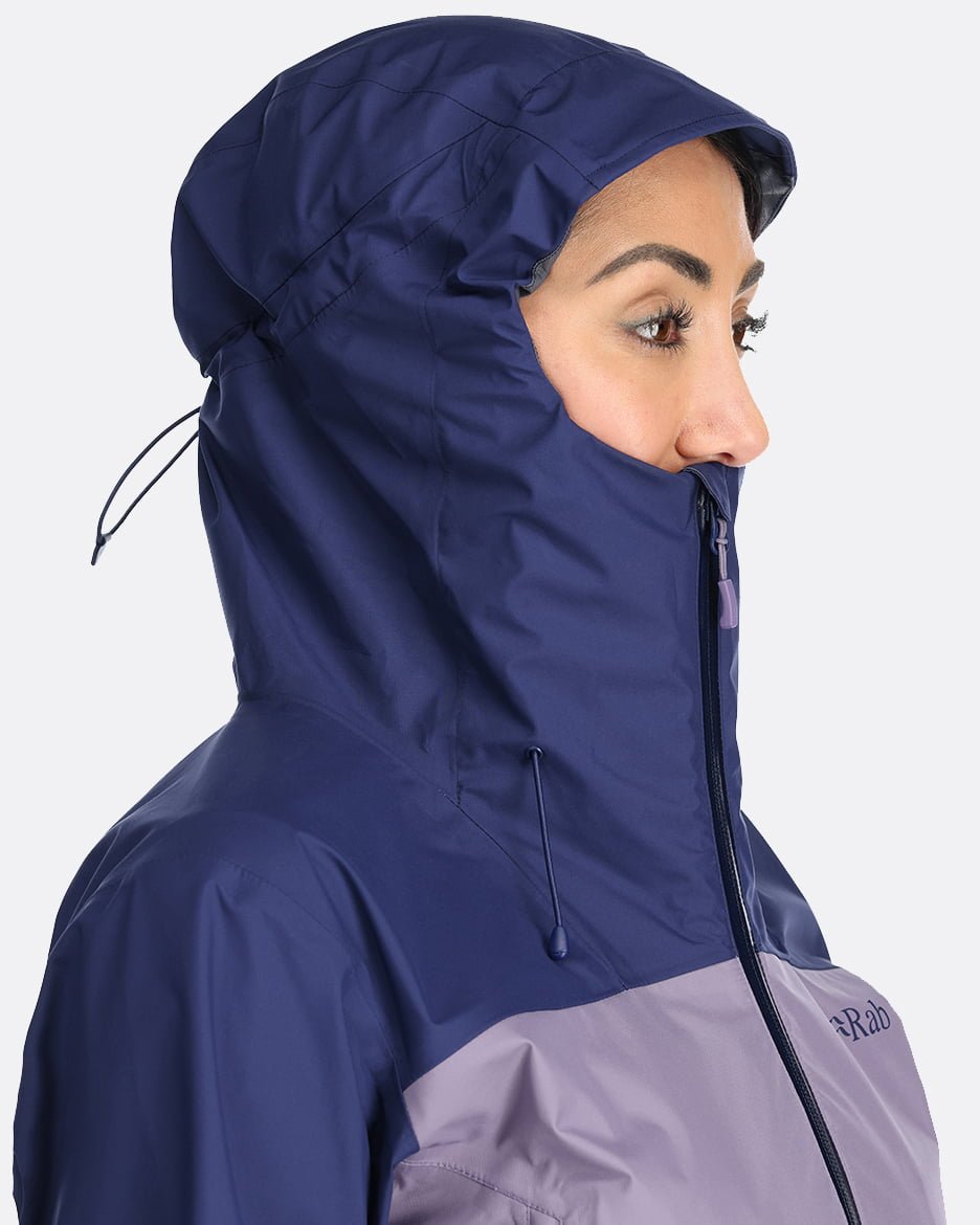 Rab Arc Eco Jacket W'S - Impermeable de Pertex Shield Revolve Reciclado y 20.000 HH - Impermeables
