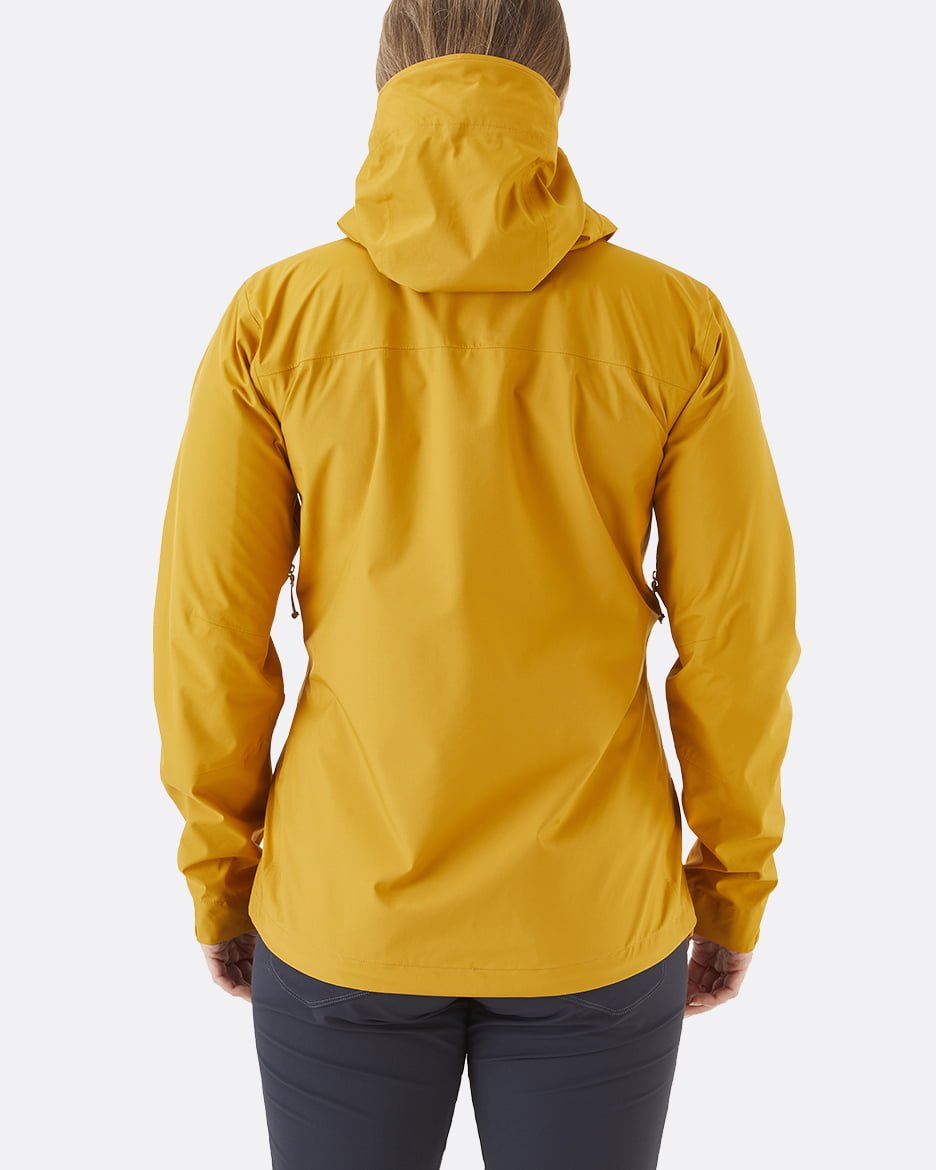 Rab Arc Eco Jacket W'S - Impermeable de Pertex Shield Revolve Reciclado y 20.000 HH - Impermeables