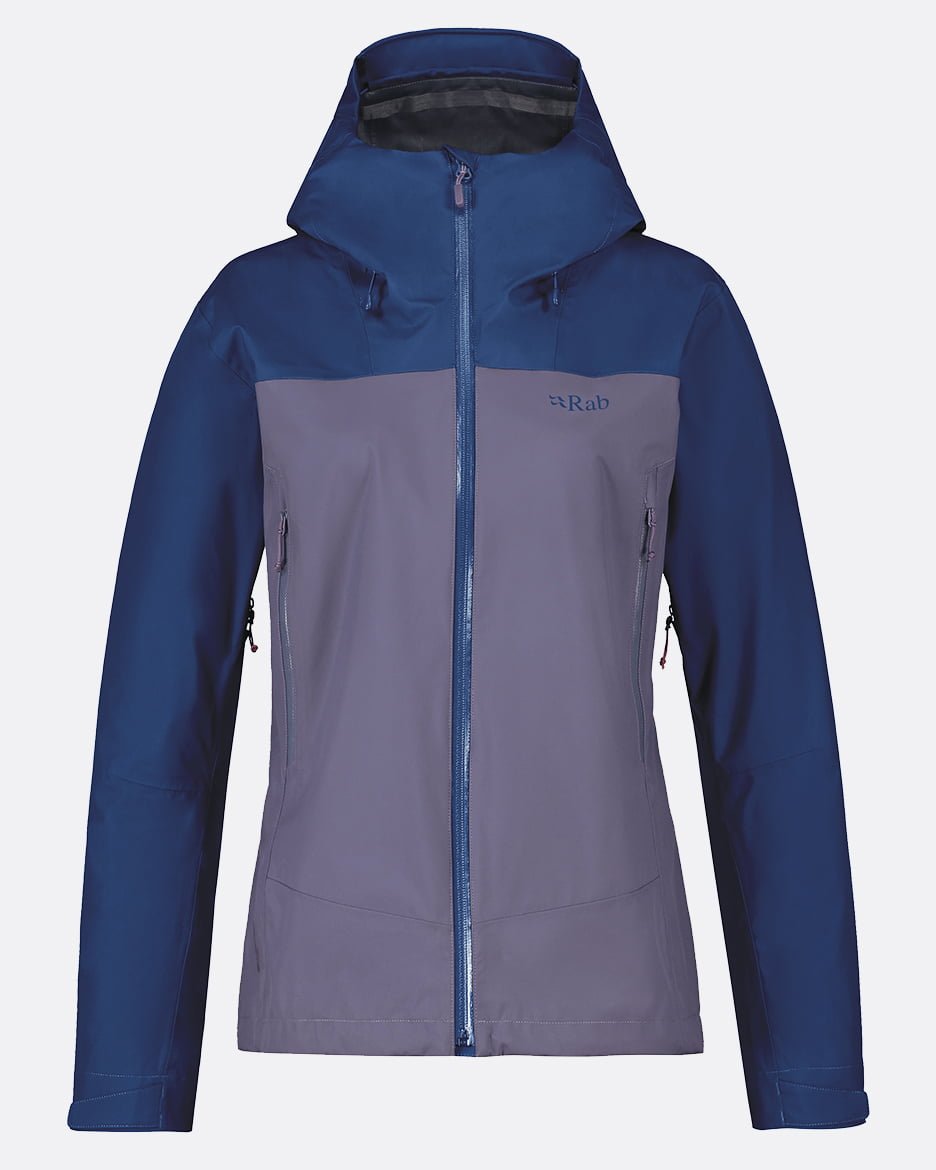 Rab Arc Eco Jacket W'S - Impermeable de Pertex Shield Revolve Reciclado y 20.000 HH - Impermeables