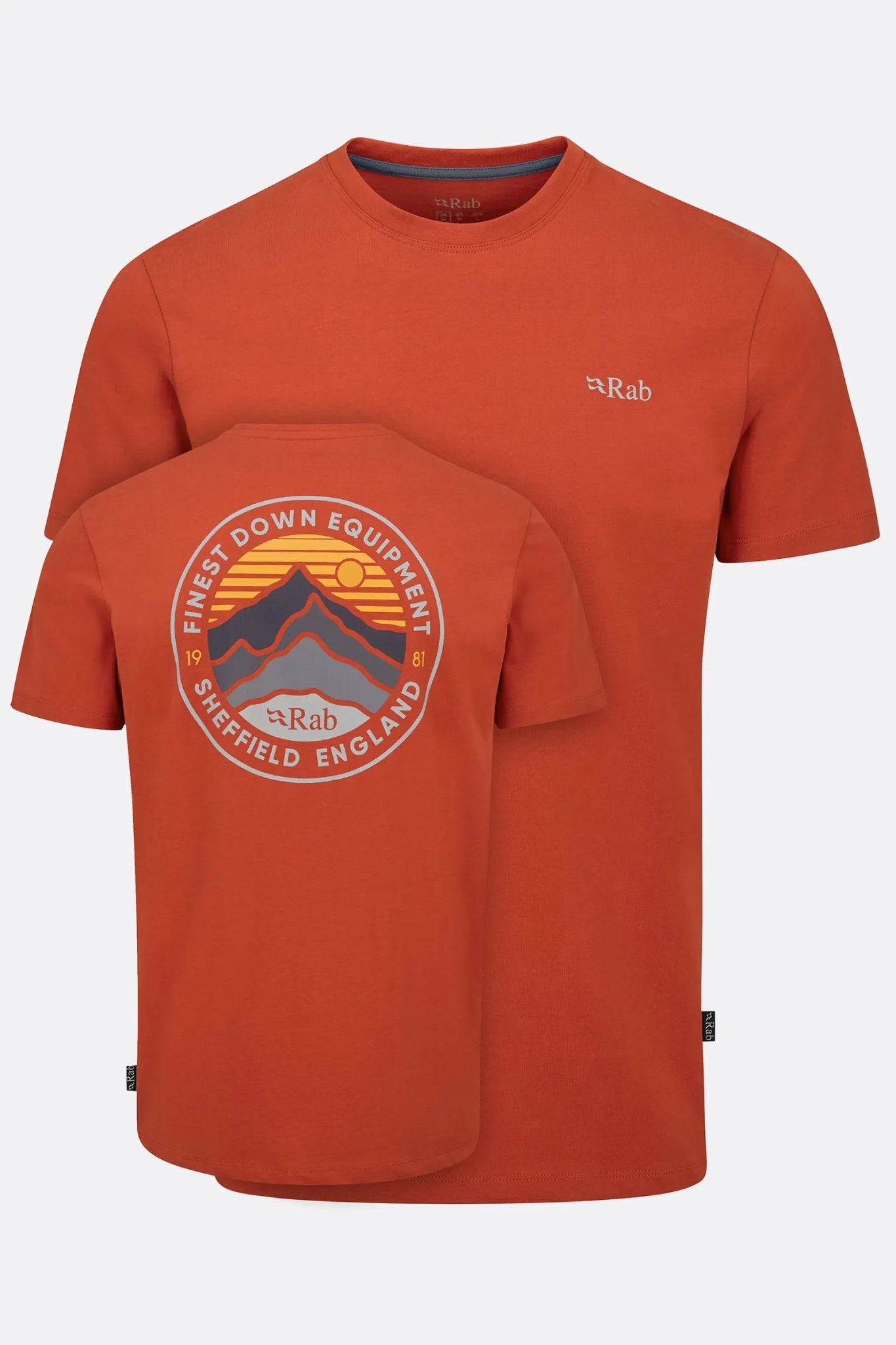 Rab Basecamp 3 Peaks Tee - Camisetas Manga Corta