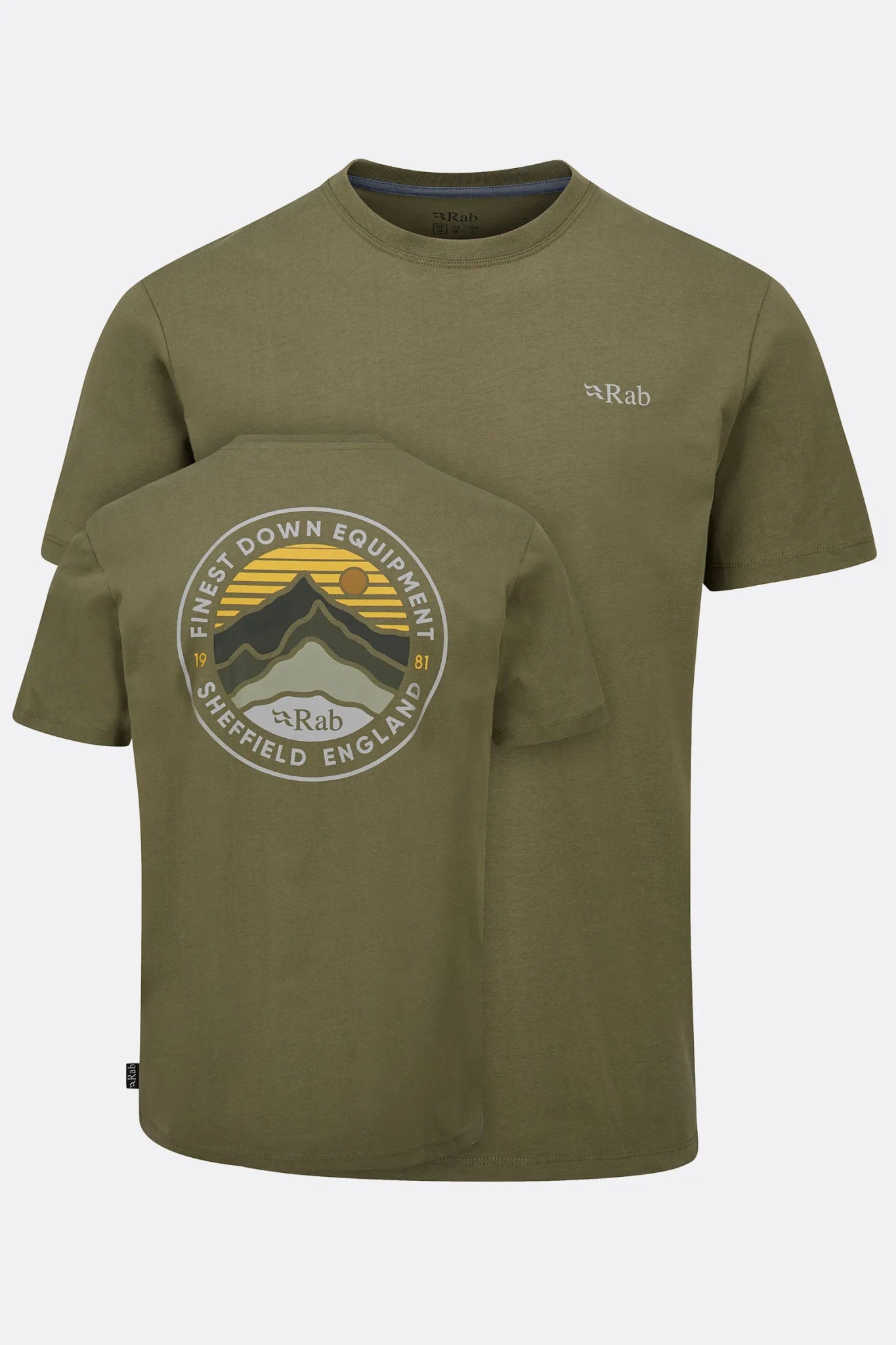 Rab Basecamp 3 Peaks Tee - Camisetas Manga Corta