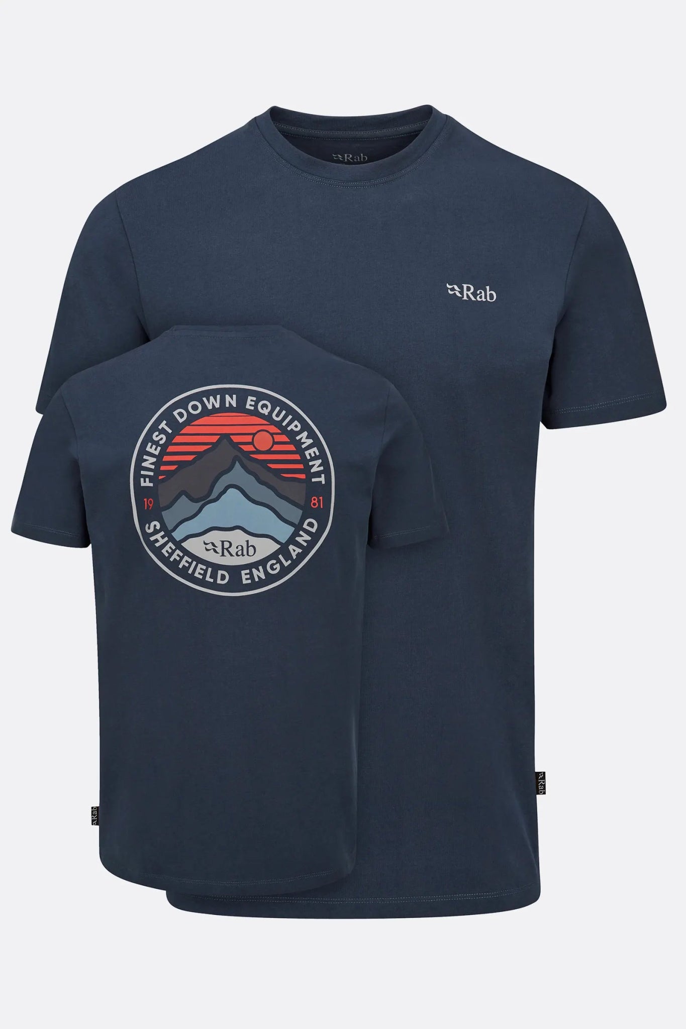 Rab Basecamp 3 Peaks Tee - Camisetas Manga Corta