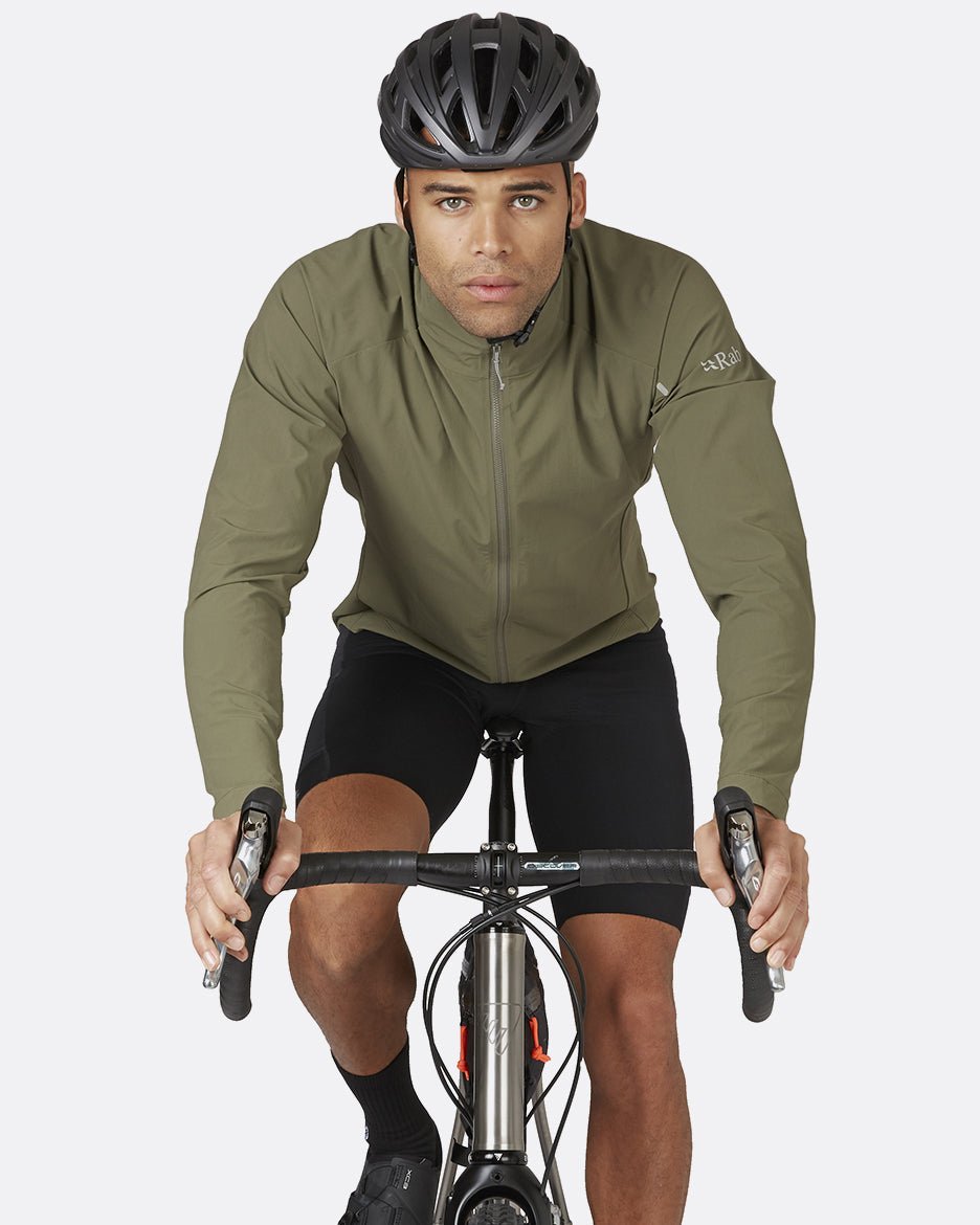 Rab Cinder Borealis Jacket - Chaqueta para Ciclismo Transpirable y Resistente al Viento - 40% - Chaquetas