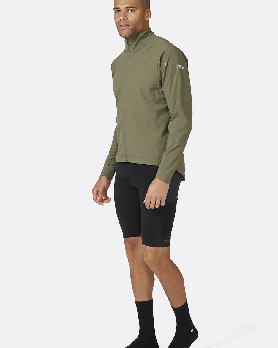 Rab Cinder Borealis Jacket - Chaqueta para Ciclismo Transpirable y Resistente al Viento - 40% - Chaquetas