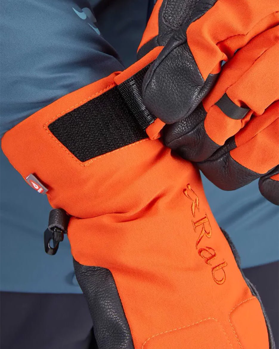 Rab Fulcrum GTX Glove - Guantes Técnicos de Gore - Tex Grip y Primaloft - Guantes