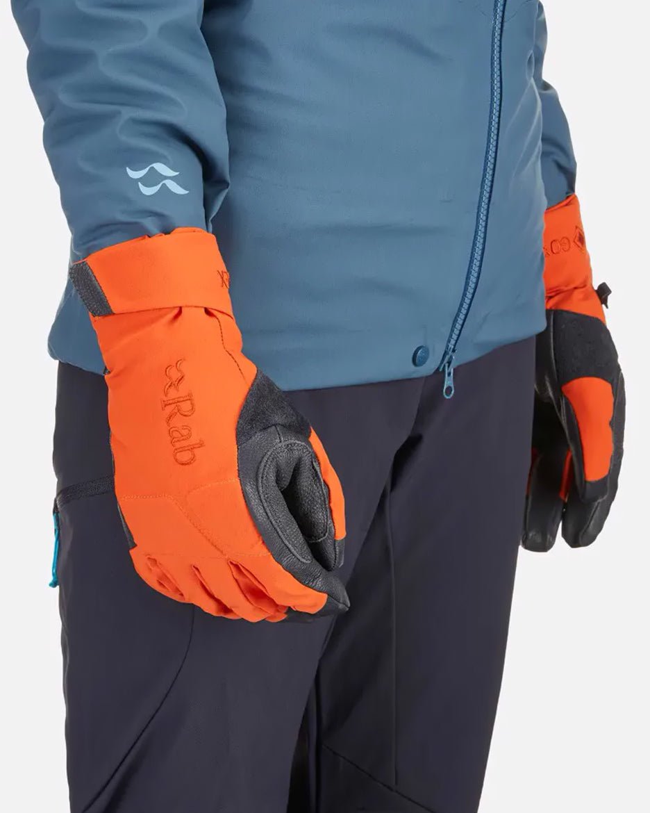Rab Fulcrum GTX Glove - Guantes Técnicos de Gore - Tex Grip y Primaloft - Guantes