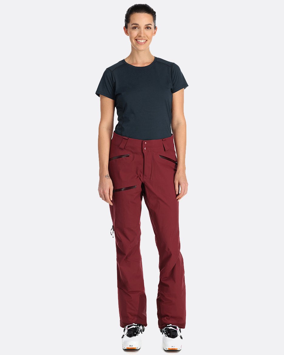 Rab Khroma Kinetic Pants W´S – Pantalones de esquí 100% impermeables ultratranspirables - Pantalones