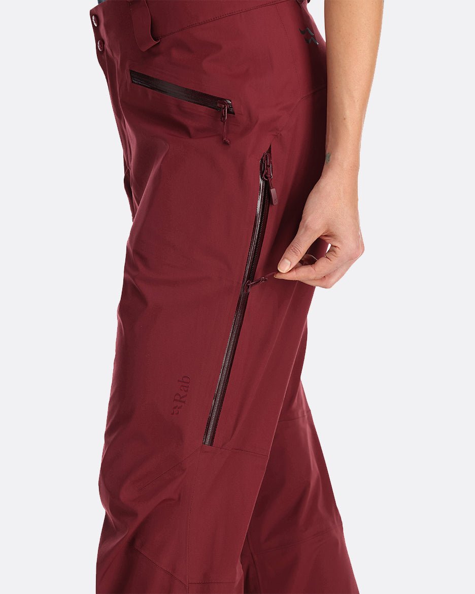 Rab Khroma Kinetic Pants W´S – Pantalones de esquí 100% impermeables ultratranspirables - Pantalones