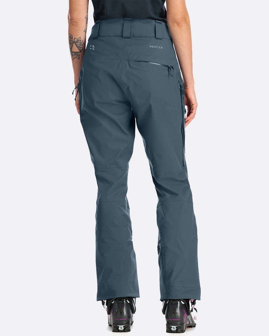 Rab Khroma Kinetic Pants W´S – Pantalones de esquí 100% impermeables ultratranspirables - Pantalones