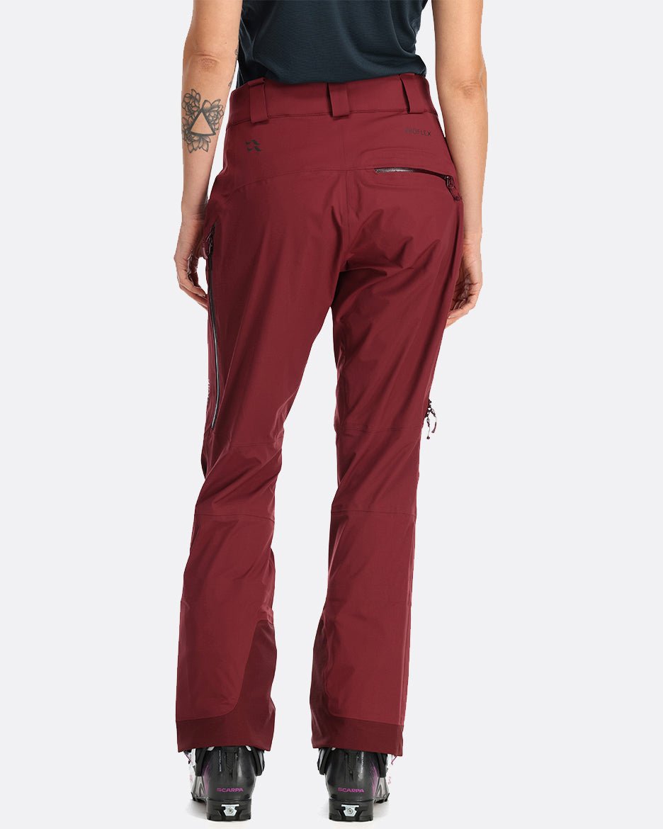 Rab Khroma Kinetic Pants W´S – Pantalones de esquí 100% impermeables ultratranspirables - Pantalones