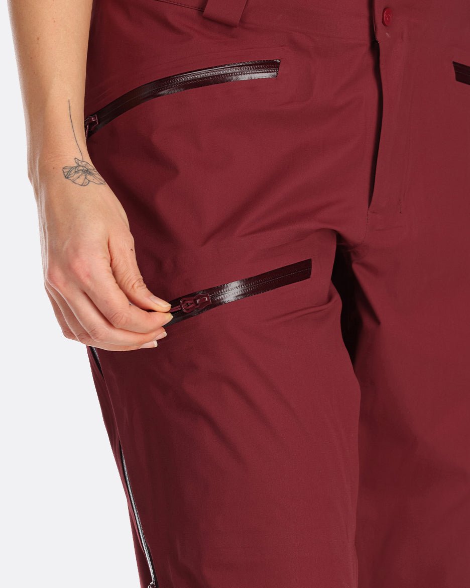Rab Khroma Kinetic Pants W´S – Pantalones de esquí 100% impermeables ultratranspirables - Pantalones