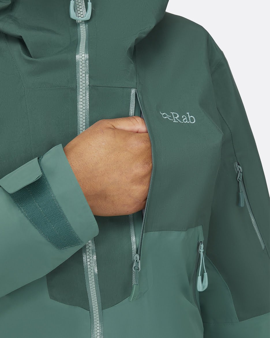 Rab Khroma Latok GTX Jacket W´S - Chaqueta de esquí 100% Impermeable de Gore - Tex Pro 80D - Chaquetas