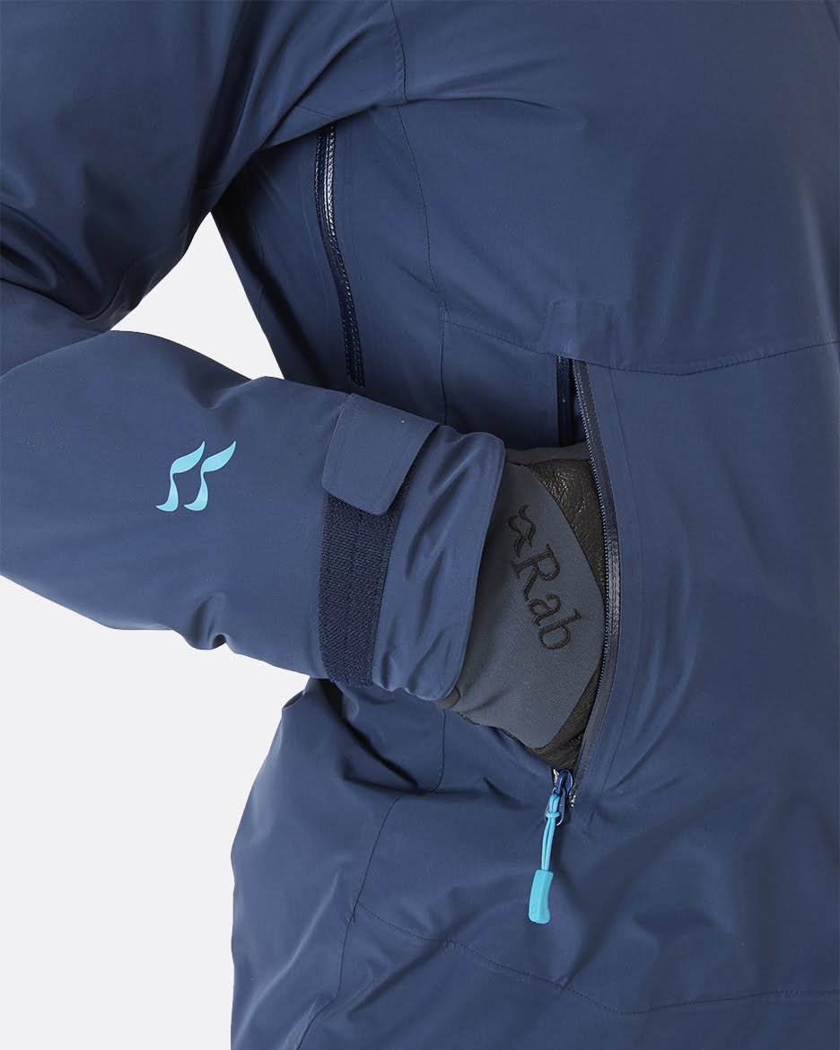 Rab Khroma Volition Jacket W'S - Chaqueta de esquí de Gore - Tex Pro de 2 Capas y fibras Primaloft - Chaquetas
