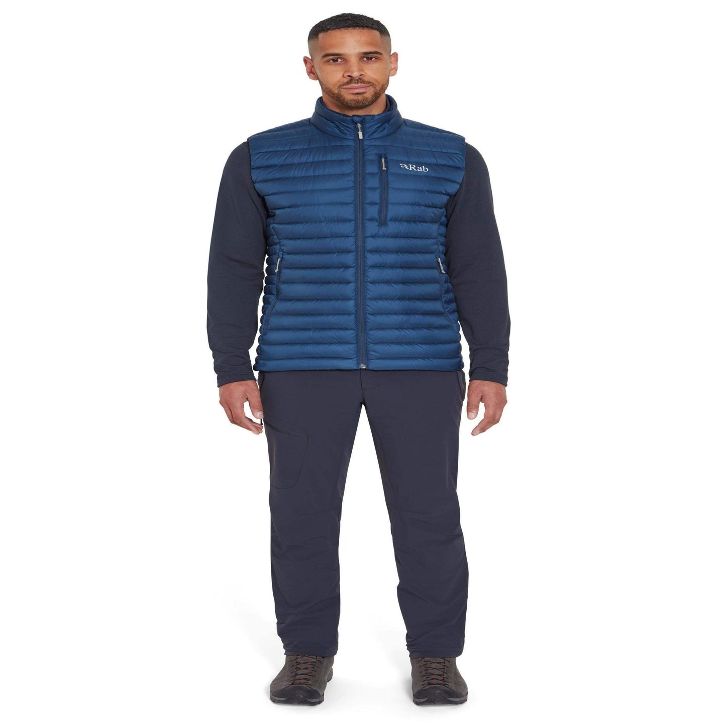 Rab Microlight Vest - Chaleco de pluma ligero 700FP para montaña y uso diario -