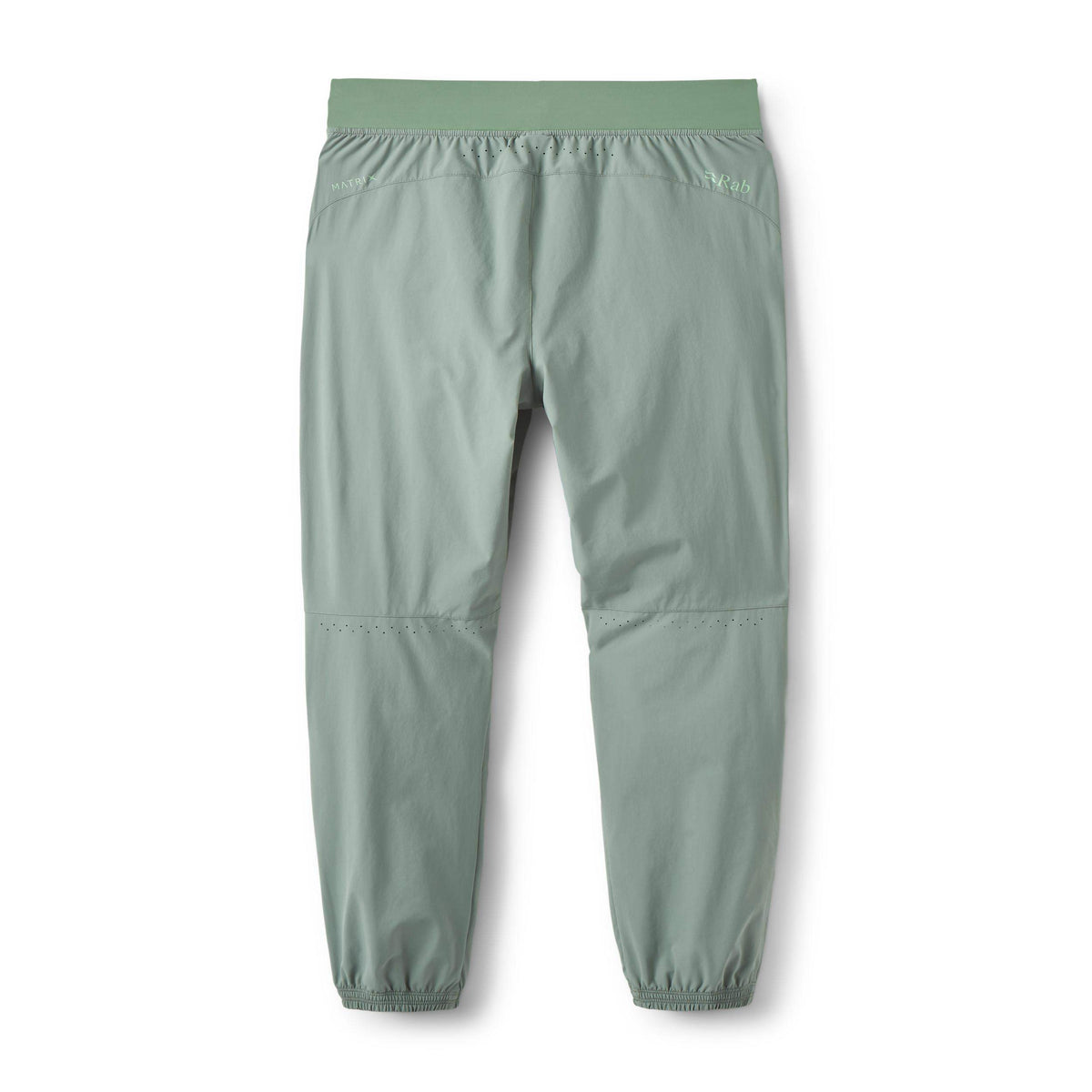 Rab Momentum Pants Wmns QFW-45 Dark Fig Green, vista trasera