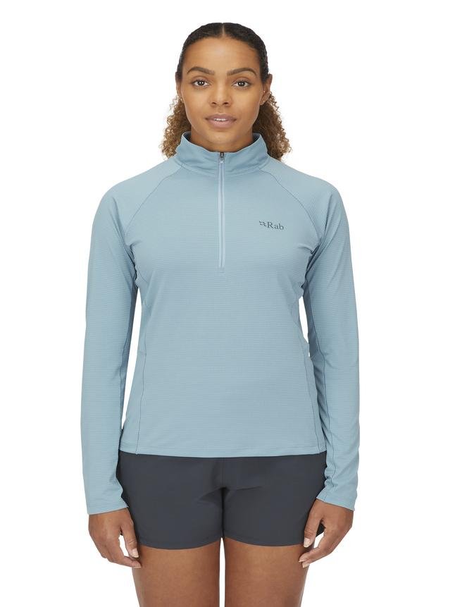 Rab Sonic LS Zip W'S - Secado Rápido Antiolores - Camisetas