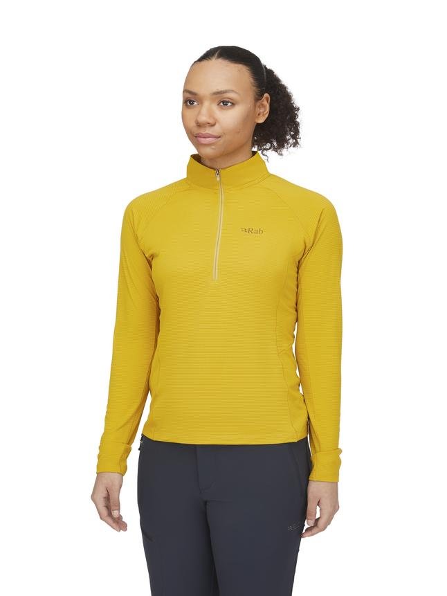 Rab Sonic LS Zip W'S - Secado Rápido Antiolores - Camisetas