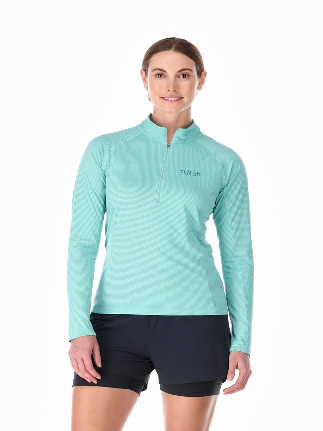Rab Sonic LS Zip W'S - Secado Rápido Antiolores - Camisetas