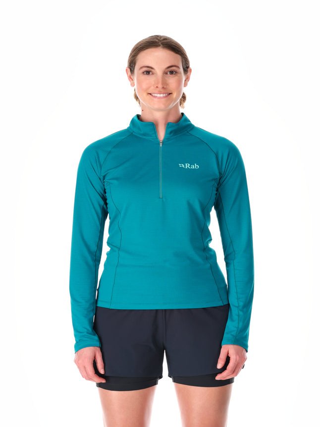 Rab Sonic LS Zip W'S - Secado Rápido Antiolores - Camisetas