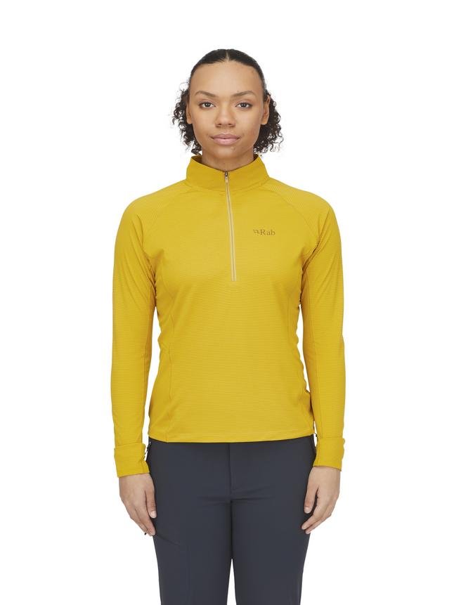 Rab Sonic LS Zip W'S - Secado Rápido Antiolores - Camisetas