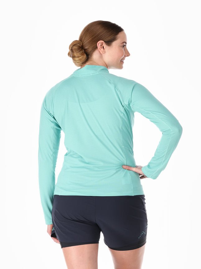 Rab Sonic LS Zip W'S - Secado Rápido Antiolores - Camisetas