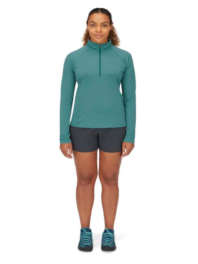 Rab Sonic LS Zip W'S - Secado Rápido Antiolores - Camisetas