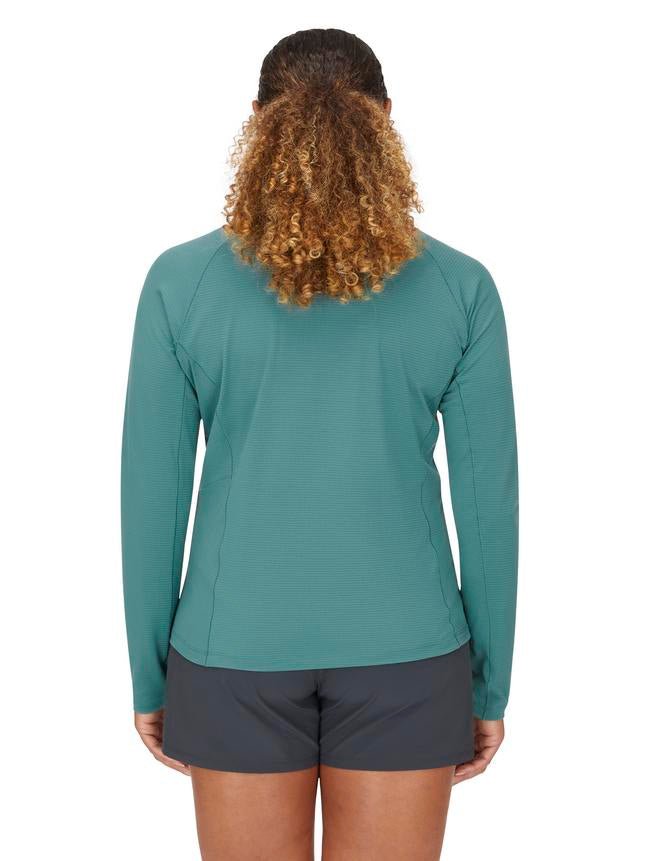 Rab Sonic LS Zip W'S - Secado Rápido Antiolores - Camisetas