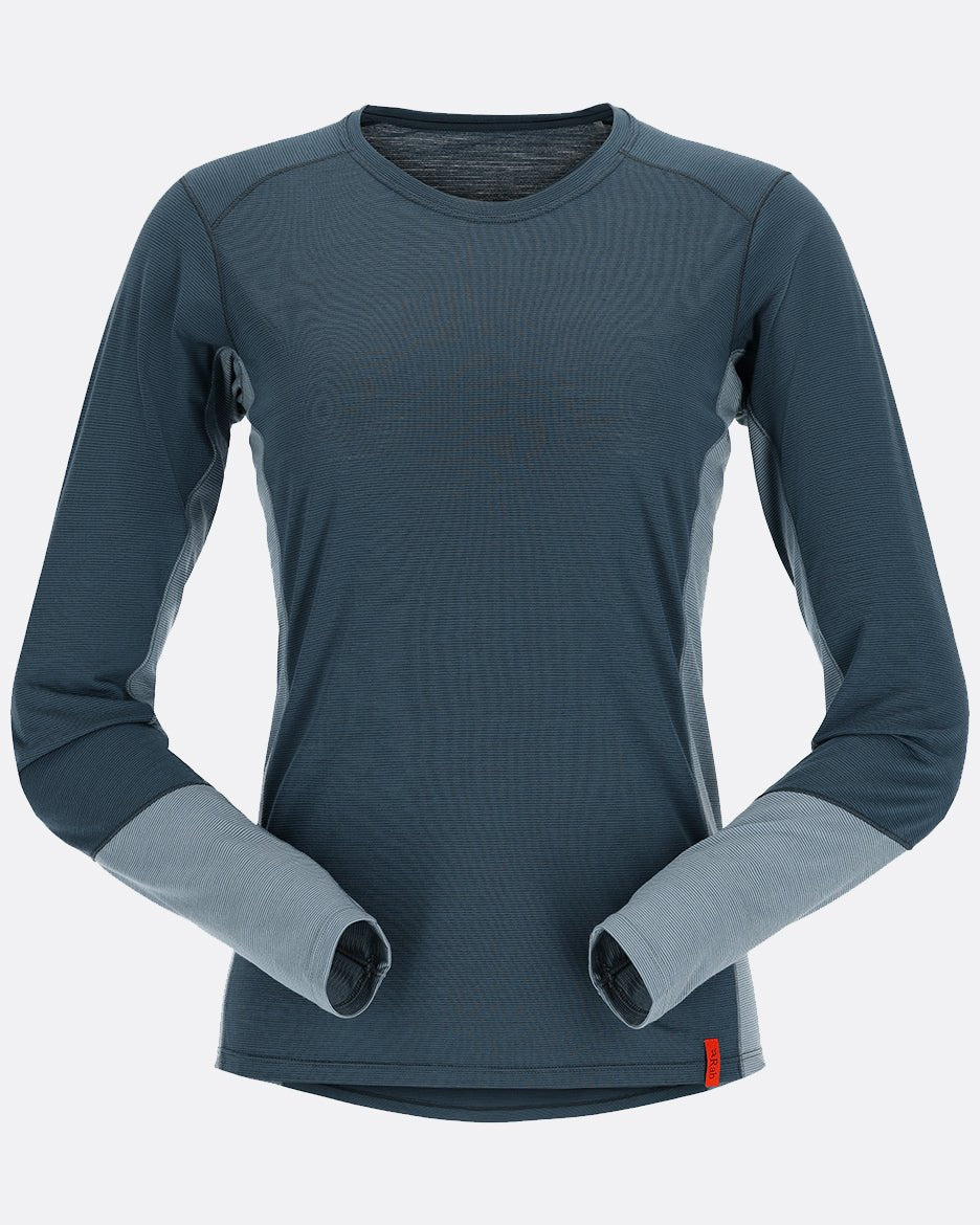 Rab Syncrino Base LS Tee W'S - Lana Merino - Camisetas