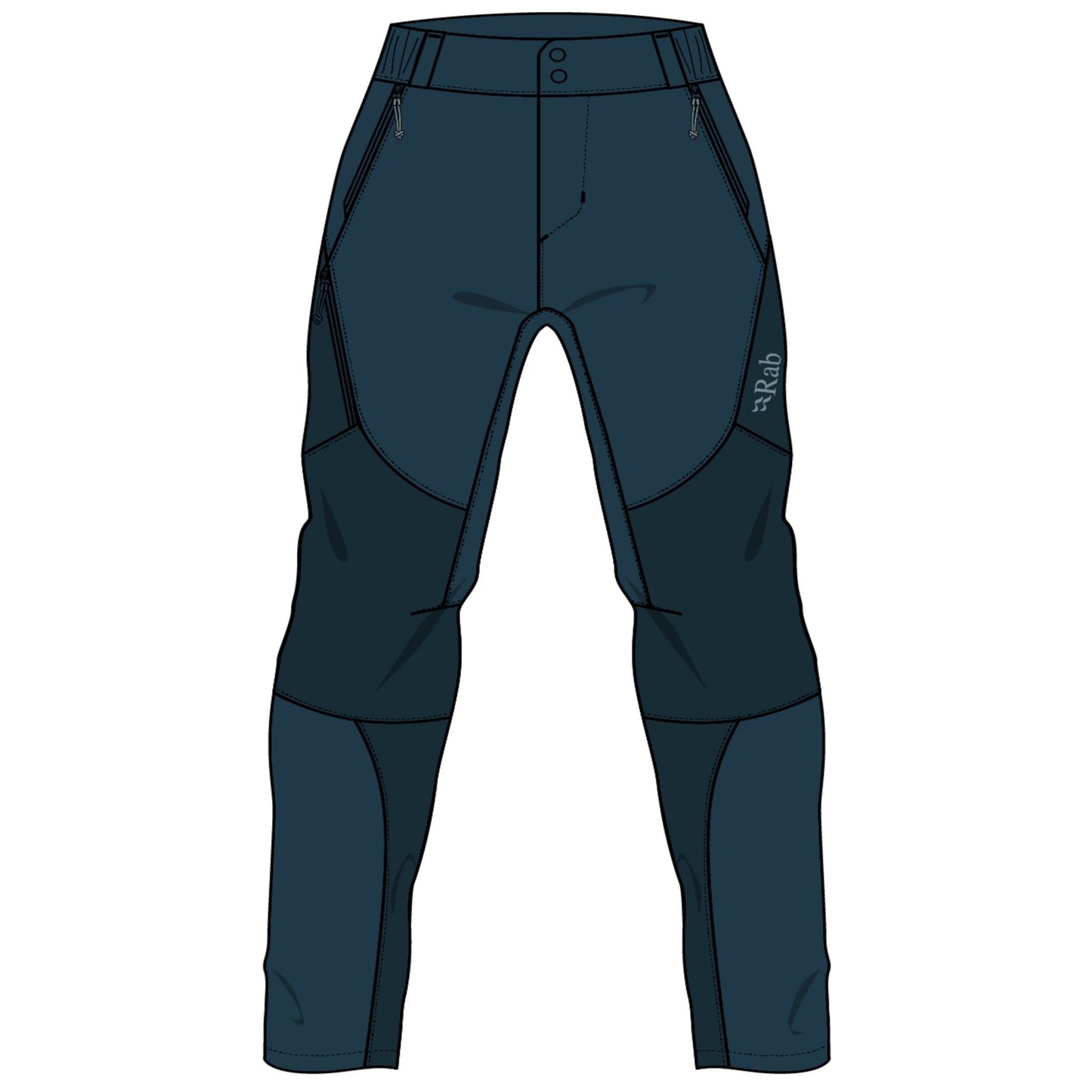 Rab Torque Mountain Pants WS - Pantalón técnico de montaña para mujer resistente y elástico -