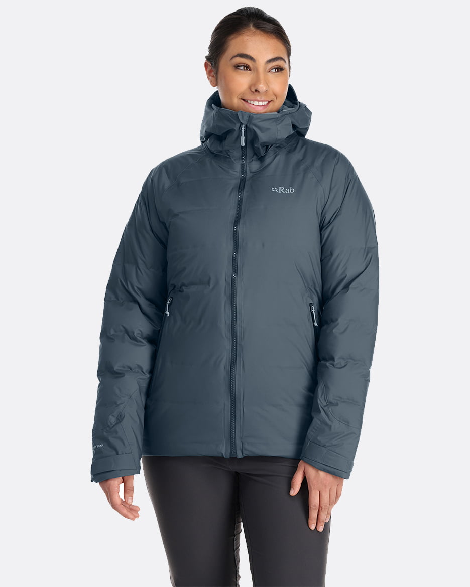Rab Valiance Jacket W´S - Plumón de 700 FP y Pertex Shield 100% Impermeable - 30% - Chaquetas