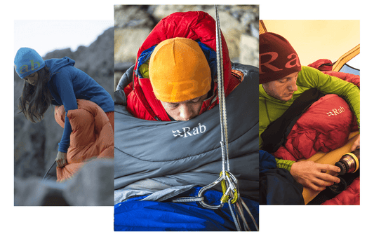 Pluma Rab y Mochilas Lowe - Mountain Group