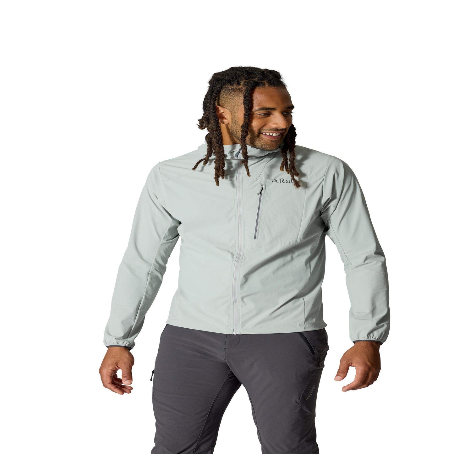 Rab Borealis Alpine Hoody – Softshell Ligera para Escalada, Alpinismo y Montaña Técnica
