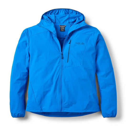 Rab Borealis Alpine Hoody – Softshell Ligera para Escalada, Alpinismo y Montaña Técnica