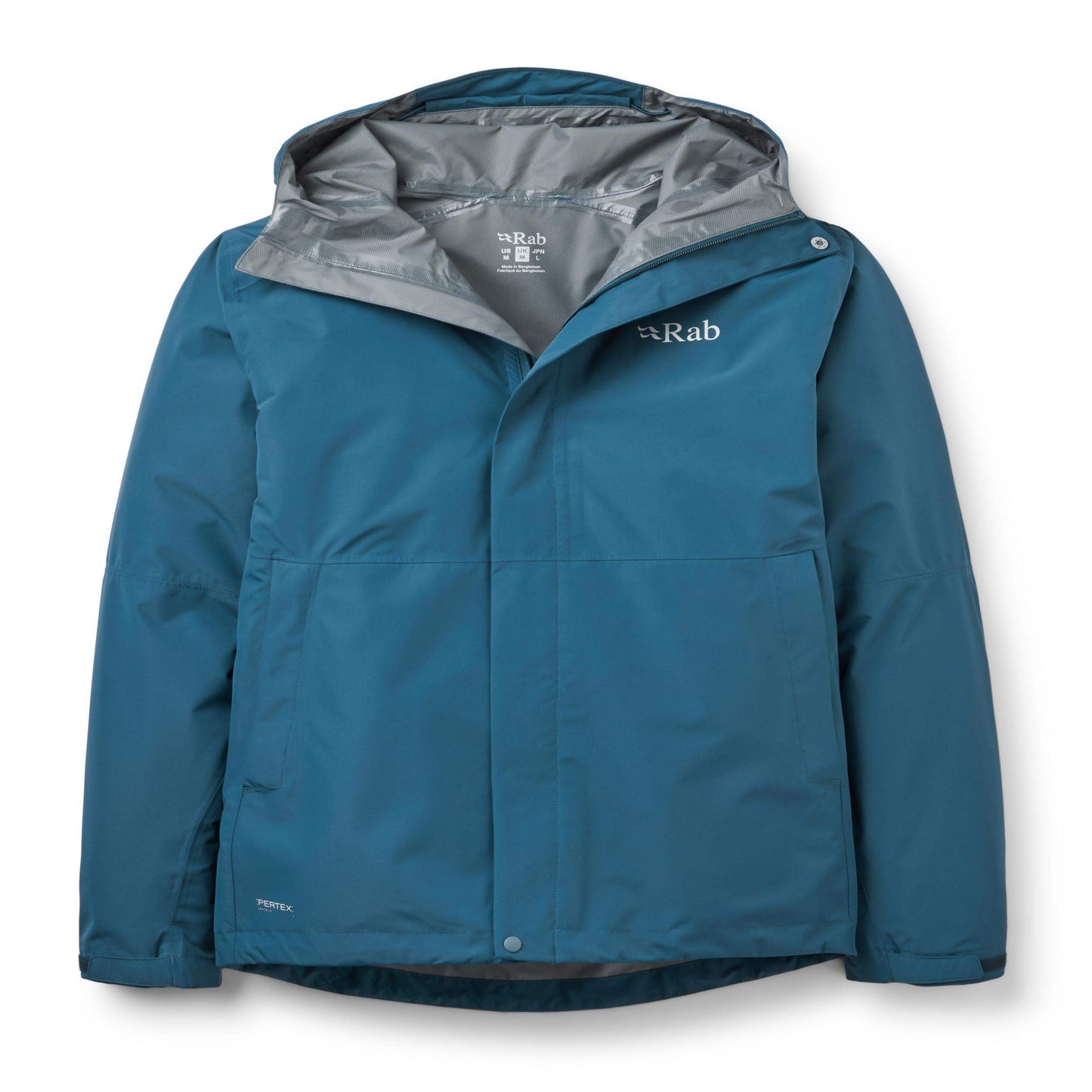 Rab Downpour Jacket – Chaqueta Impermeable Ligera Pertex Shield para Senderismo y Montaña