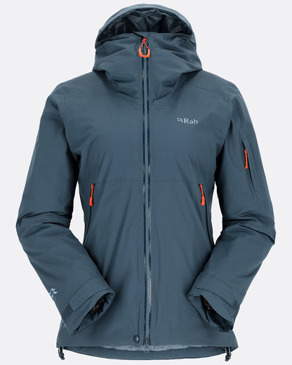 Rab Khroma Transpose Jacket W´S - Chaqueta de Esquí de Proflex Ultratranspirable 100% impermeable y Primaloft Silver
