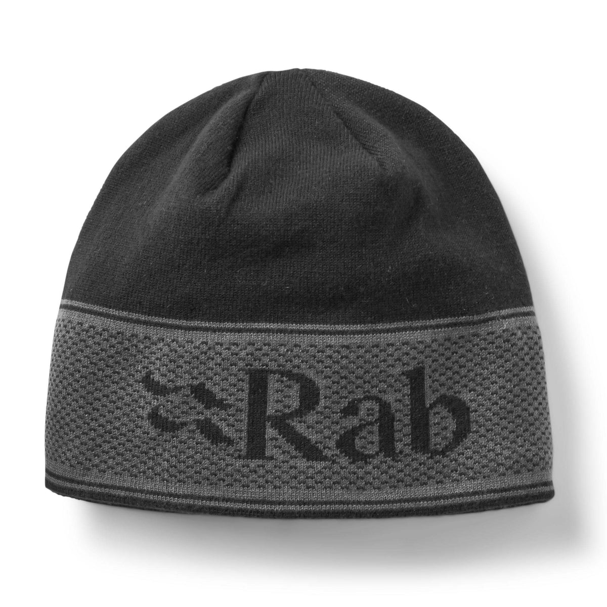 Rab Logo Band Beanie Black Graphene QAB-70