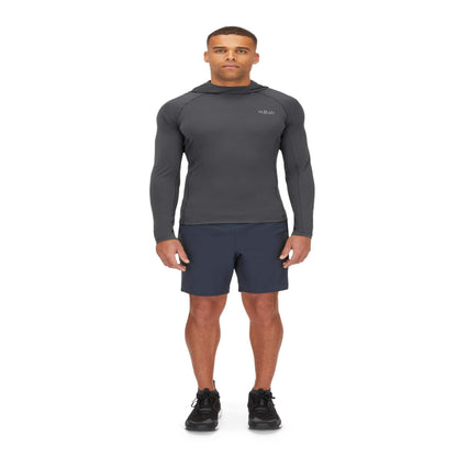 Rab Sonic Hoody – Camiseta técnica con capucha ligera Dryflo™ Air para alta actividad en montaña