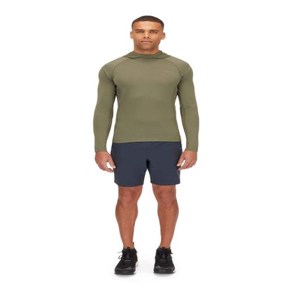 Rab Sonic Hoody – Camiseta técnica con capucha ligera Dryflo™ Air para alta actividad en montaña