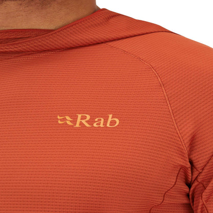 Rab Sonic Hoody – Camiseta técnica con capucha ligera Dryflo™ Air para alta actividad en montaña
