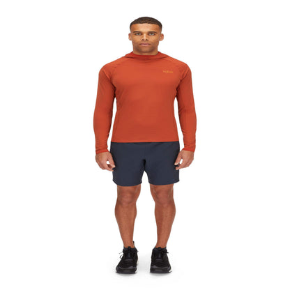 Rab Sonic Hoody – Camiseta técnica con capucha ligera Dryflo™ Air para alta actividad en montaña