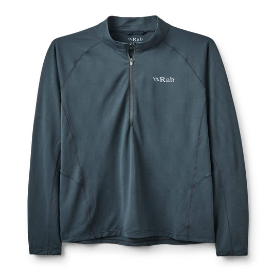 Rab Sonic LS Zip – Camiseta Técnica Manga Larga Transpirable para Trail Running y Montaña
