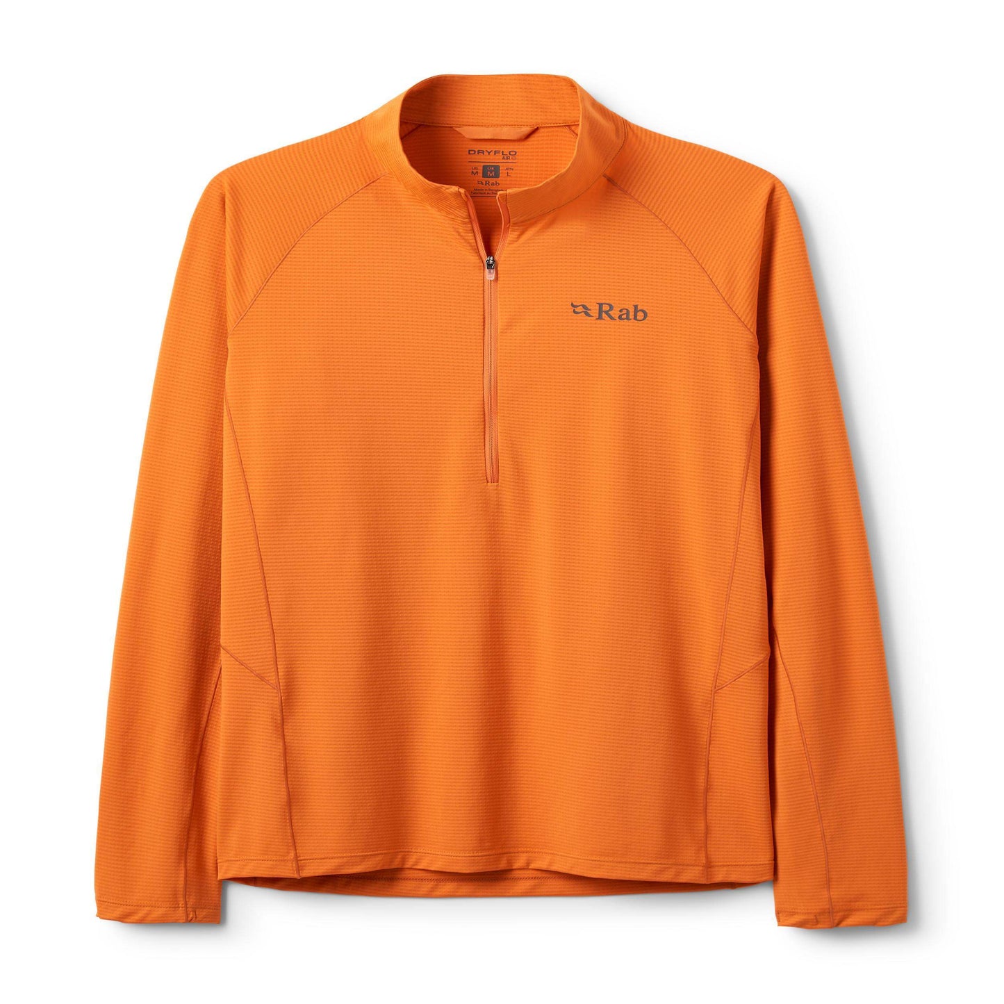 Rab Sonic LS Zip – Camiseta Técnica Manga Larga Transpirable para Trail Running y Montaña