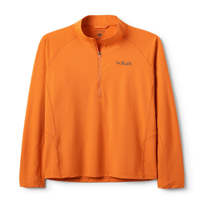 Rab Sonic LS Zip – Camiseta Técnica Manga Larga Transpirable para Trail Running y Montaña