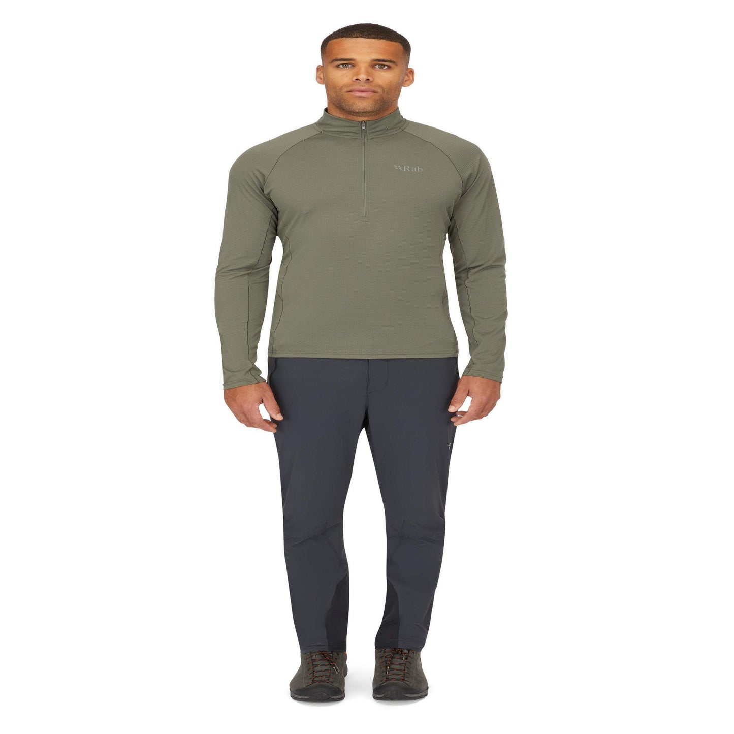 Rab Sonic LS Zip – Camiseta Técnica Manga Larga Transpirable para Trail Running y Montaña