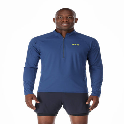 Rab Sonic LS Zip – Camiseta Técnica Manga Larga Transpirable para Trail Running y Montaña