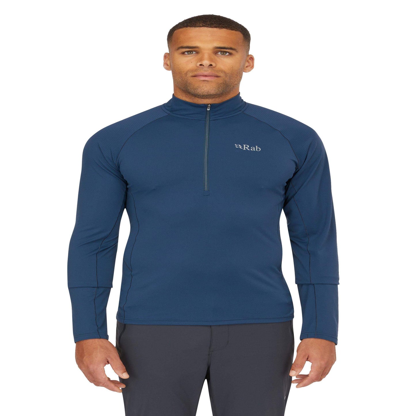 Rab Sonic LS Zip – Camiseta Técnica Manga Larga Transpirable para Trail Running y Montaña